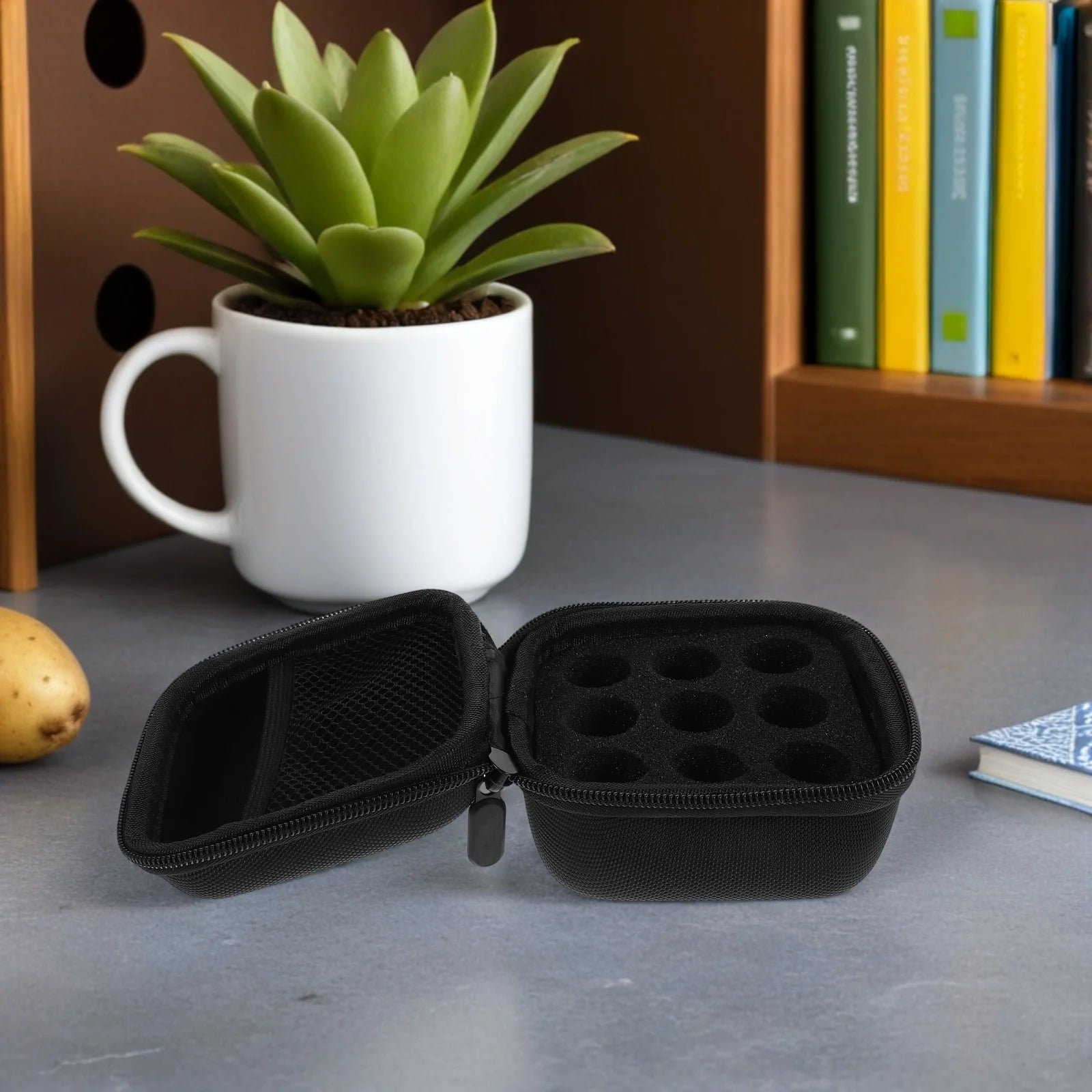 Portable Insulin Vial Storage Box 60-Slot Medicine Organizer