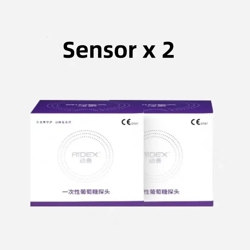 Freestyle Libre Sensor Bluetooth Scan Free Remote Data Sharing Aidex Dynamic Blood Glucose Monitoring CGMS 24h Realtime Monitor