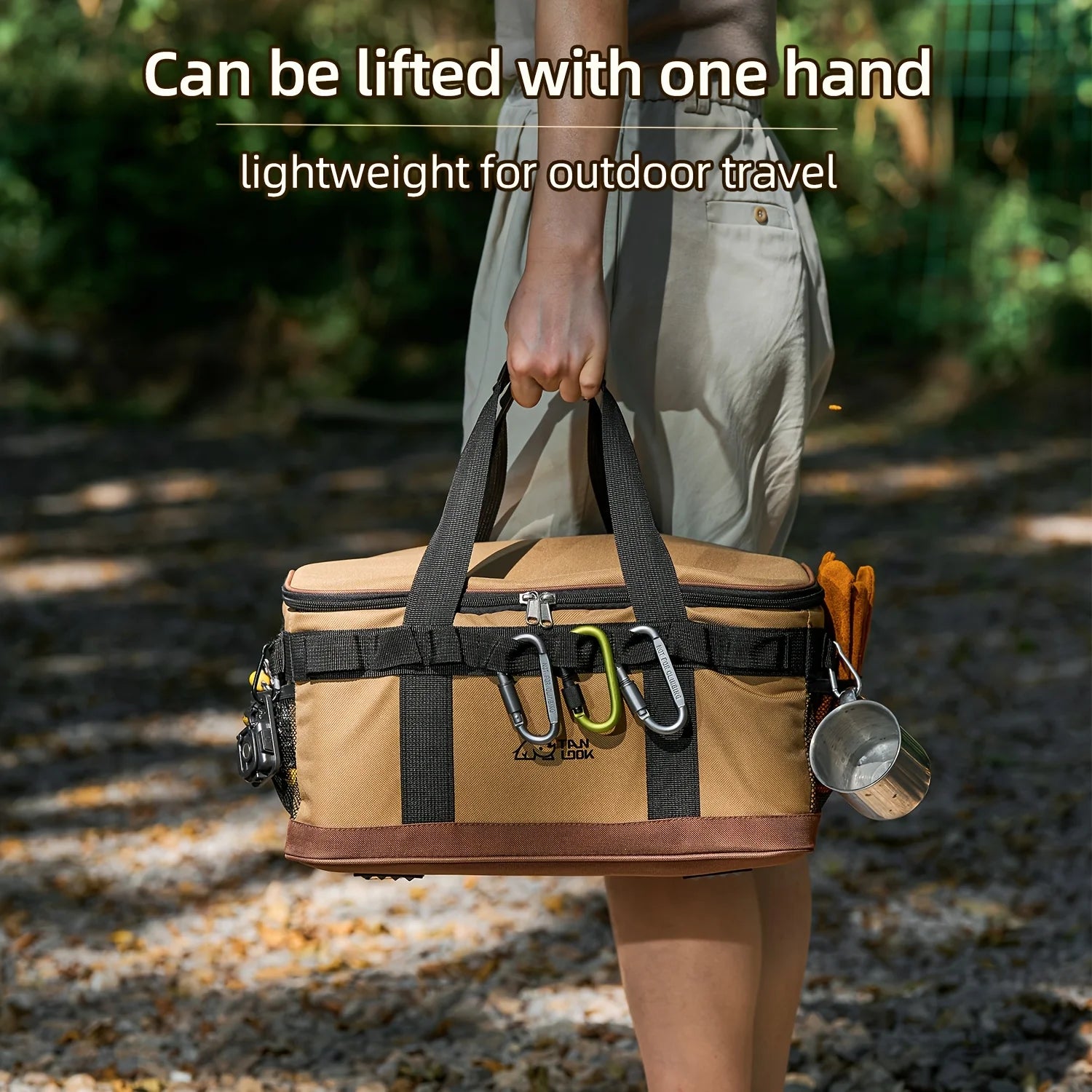 Large Insulated Tactical Cooler Bag Leak-Proof Outdoor Storage