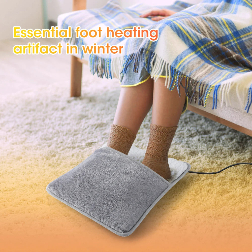 Electric Foot Heating Pad Fast-Heating Under Desk Warming Mat