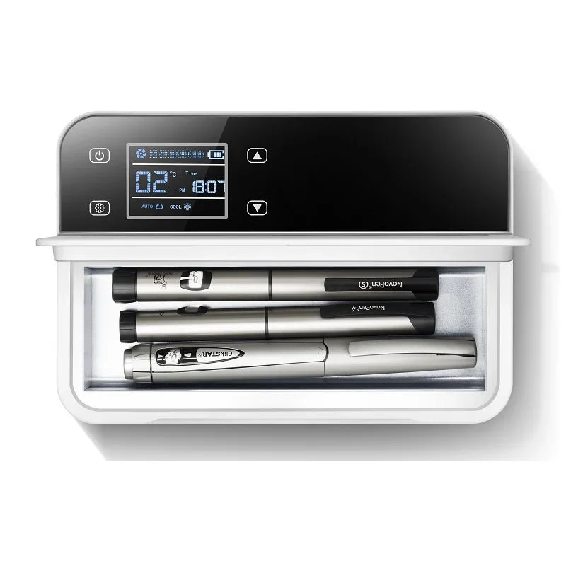 USB Insulin Cooler Bag with Temperature Control Portable Medical Travel Case