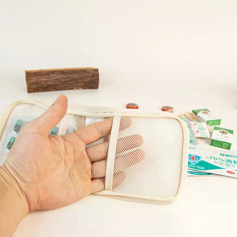 Mini Medical Pouch Portable Foldable First Aid Storage Bag