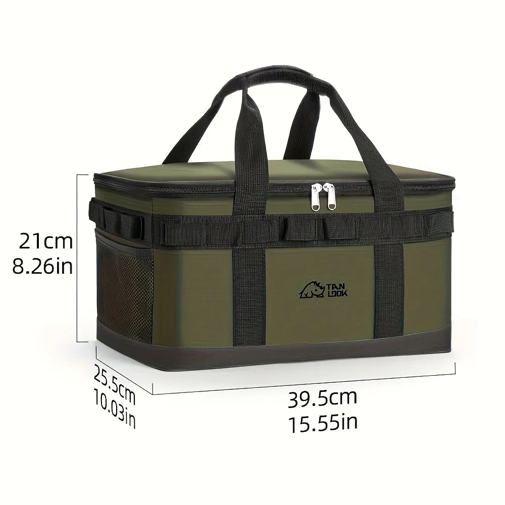 Large Insulated Tactical Cooler Bag Leak-Proof Outdoor Storage
