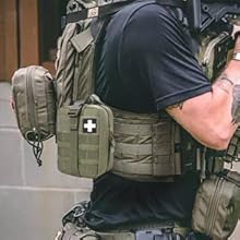 Tactical MOLLE First Aid Pouch Lightweight Rip-Away Medical Bag