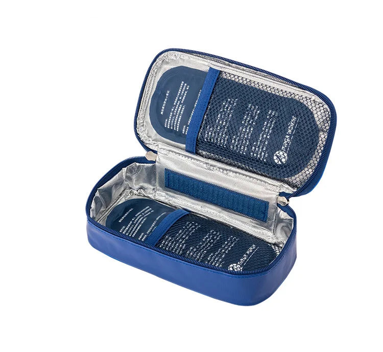 Medium Insulin Cooler Bag Portable Insulated Diabetic Travel Case