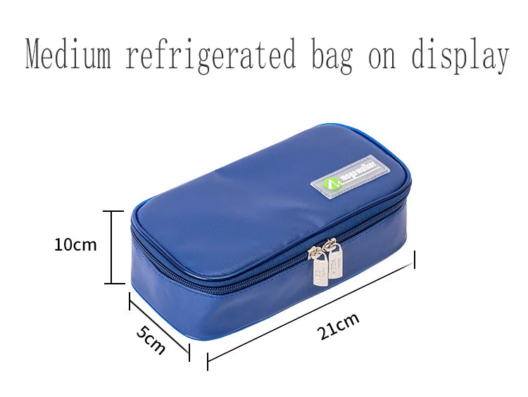 Medium Insulin Cooler Bag Portable Insulated Diabetic Travel Case