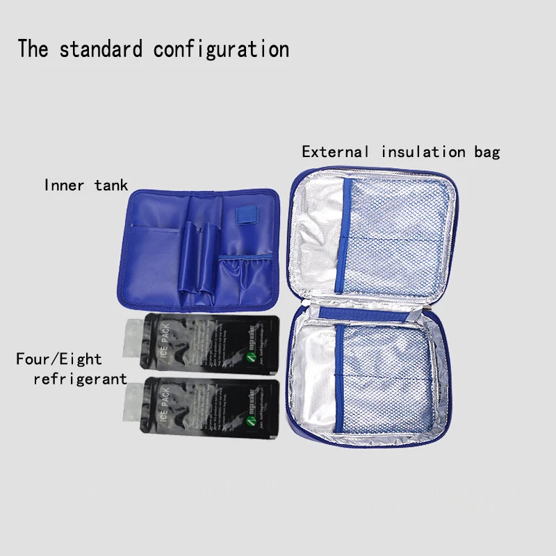 Medium Insulin Cooler Bag Portable Insulated Diabetic Travel Case