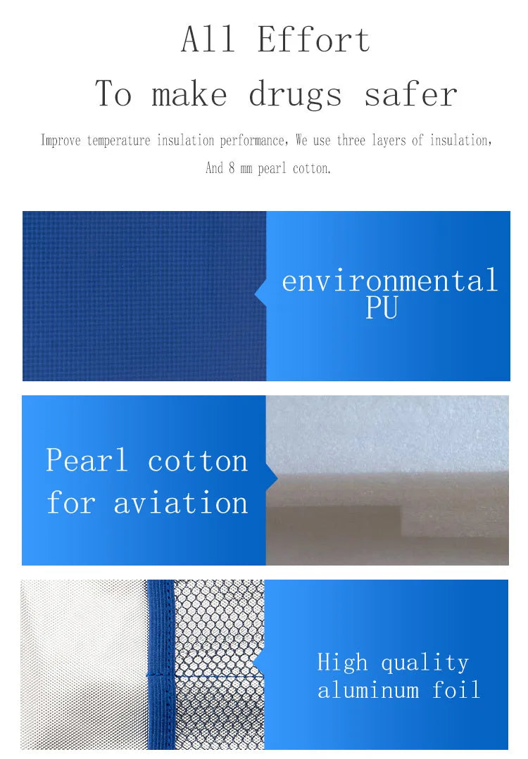 Medium Insulin Cooler Bag Portable Insulated Diabetic Travel Case