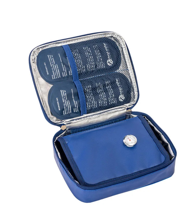 Medium Insulin Cooler Bag Portable Insulated Diabetic Travel Case