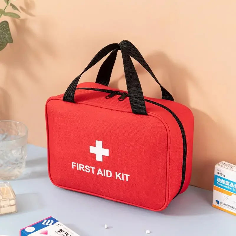 Portable First Aid Medical Storage Bag Travel & Emergency Organizer