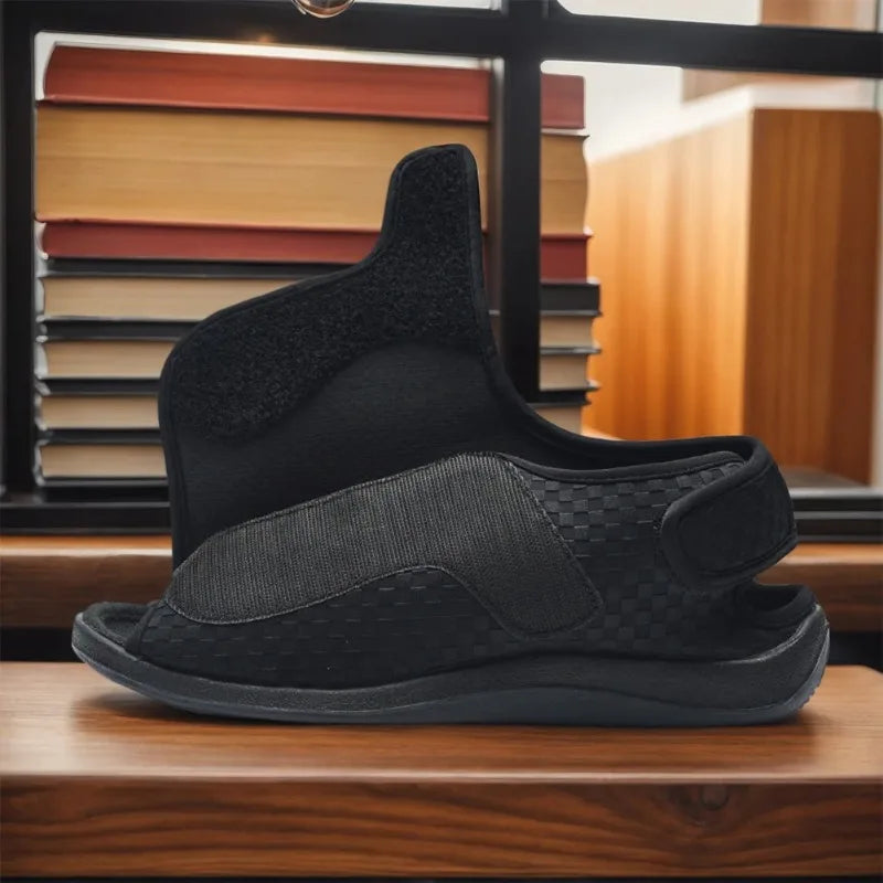 Unisex Diabetic Slippers Extra Wide Adjustable Indoor Sandals