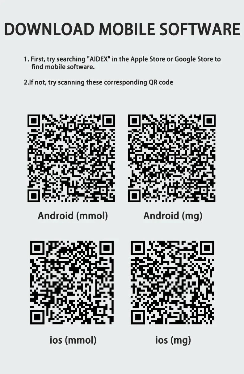 Freestyle Libre Sensor Bluetooth Scan Free Remote Data Sharing Aidex Dynamic Blood Glucose Monitoring CGMS 24h Realtime Monitor