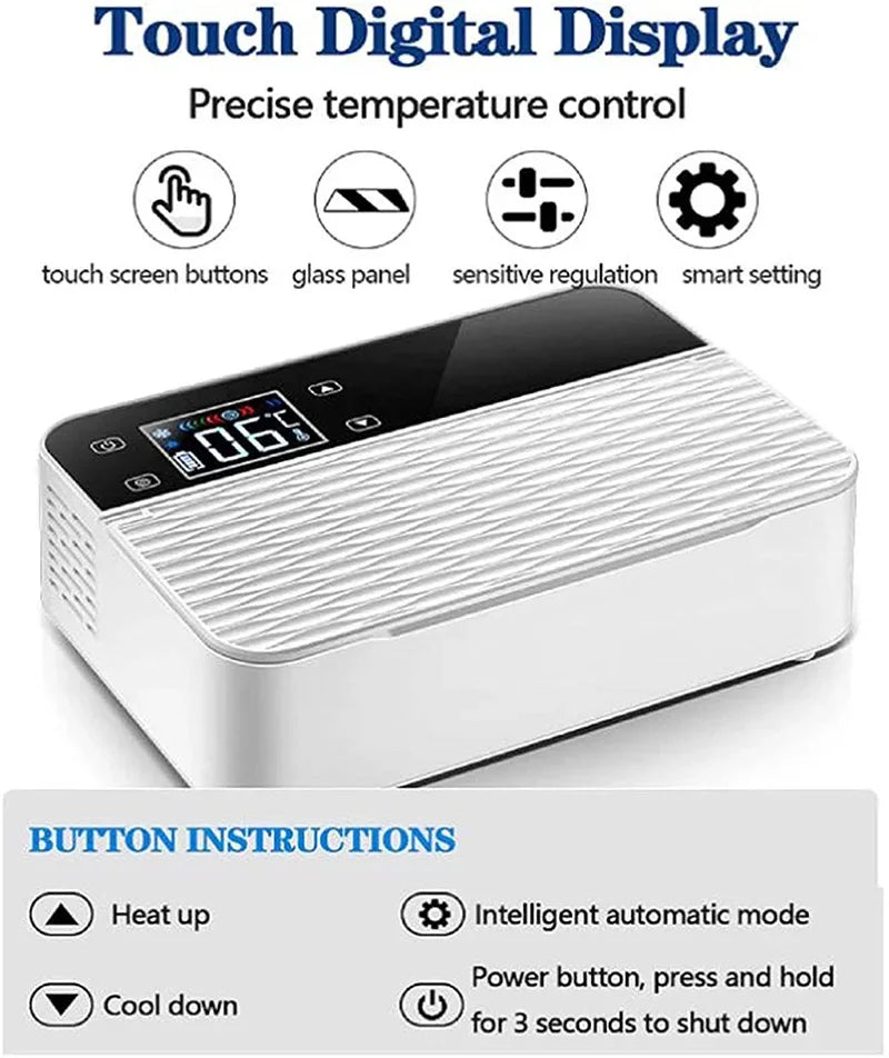 USB Insulin Cooler Bag with Temperature Control Portable Medical Travel Case