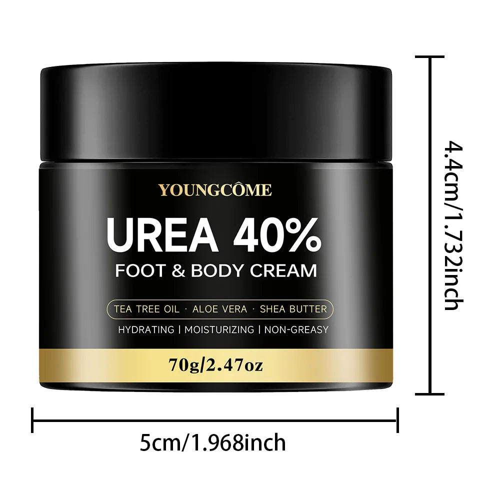 Urea 40% Foot Cream Intensive Moisturizer for Dry & Cracked Skin