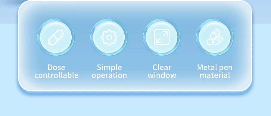 Reusable Insulin Pen for 3ml Cartridges Home Diabetes Use