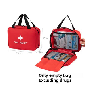 Portable First Aid Medical Storage Bag Travel & Emergency Organizer