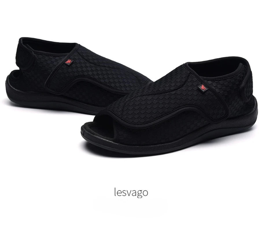 Unisex Diabetic Slippers Extra Wide Adjustable Indoor Sandals