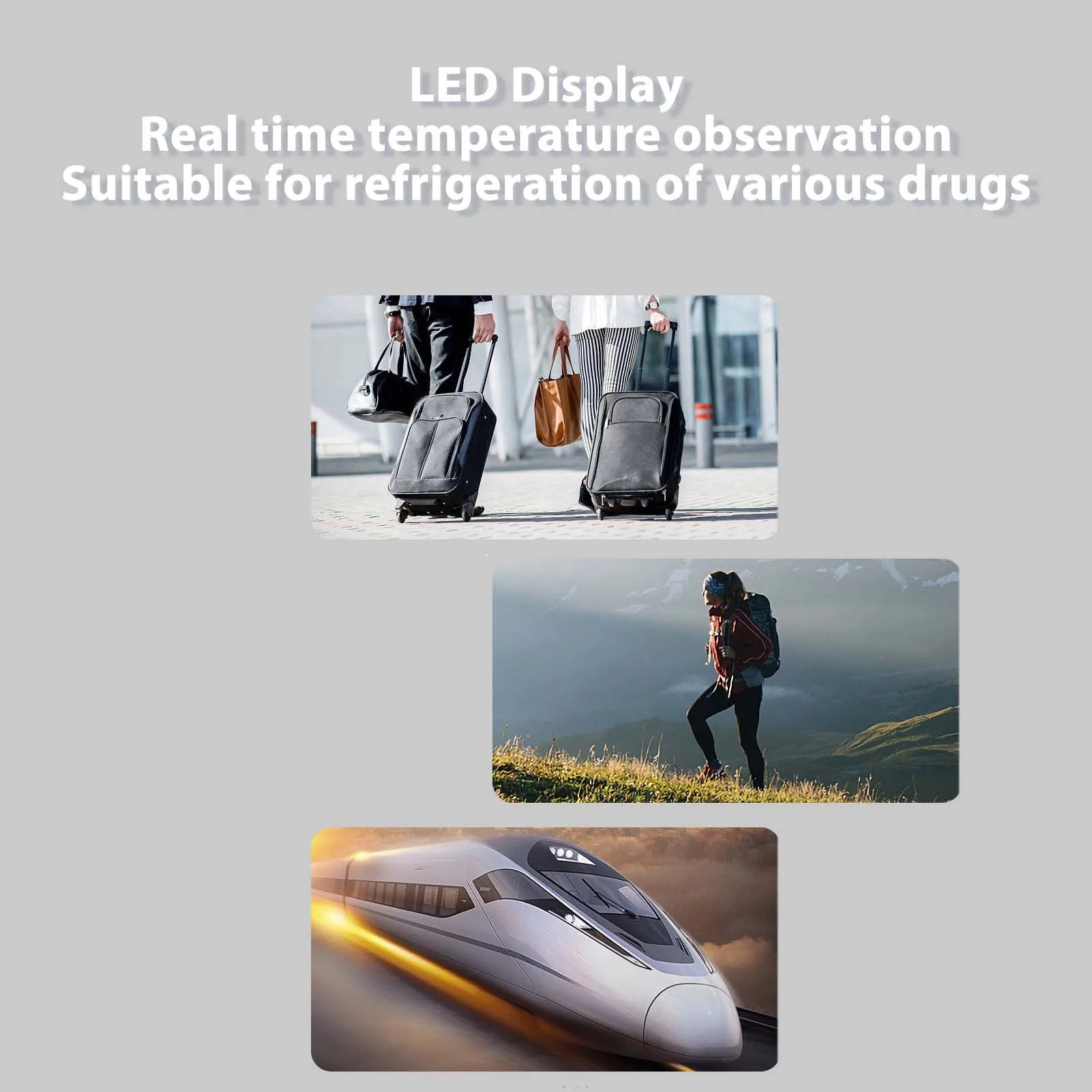 Portable Plug-In Insulin Cooler Box Mini Medicine Fridge