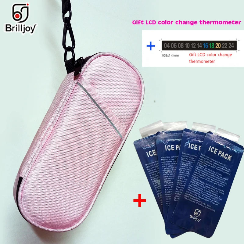 Waterproof Insulin Cooler Bag with Ice Pack  Diabetic Storage Case
