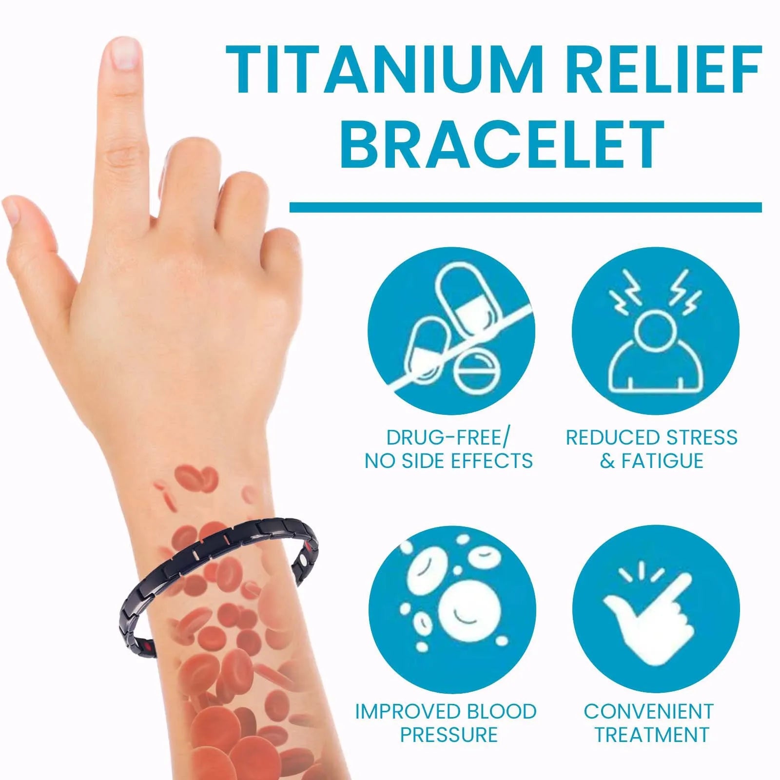 Magnetic Wellness Ring for Blood Sugar Awareness & Stress Relief