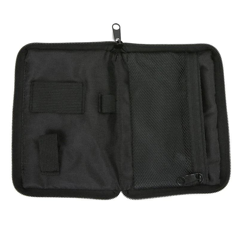 Portable Blood Glucose & BP Monitor Storage Bag Zipper Organizer Case