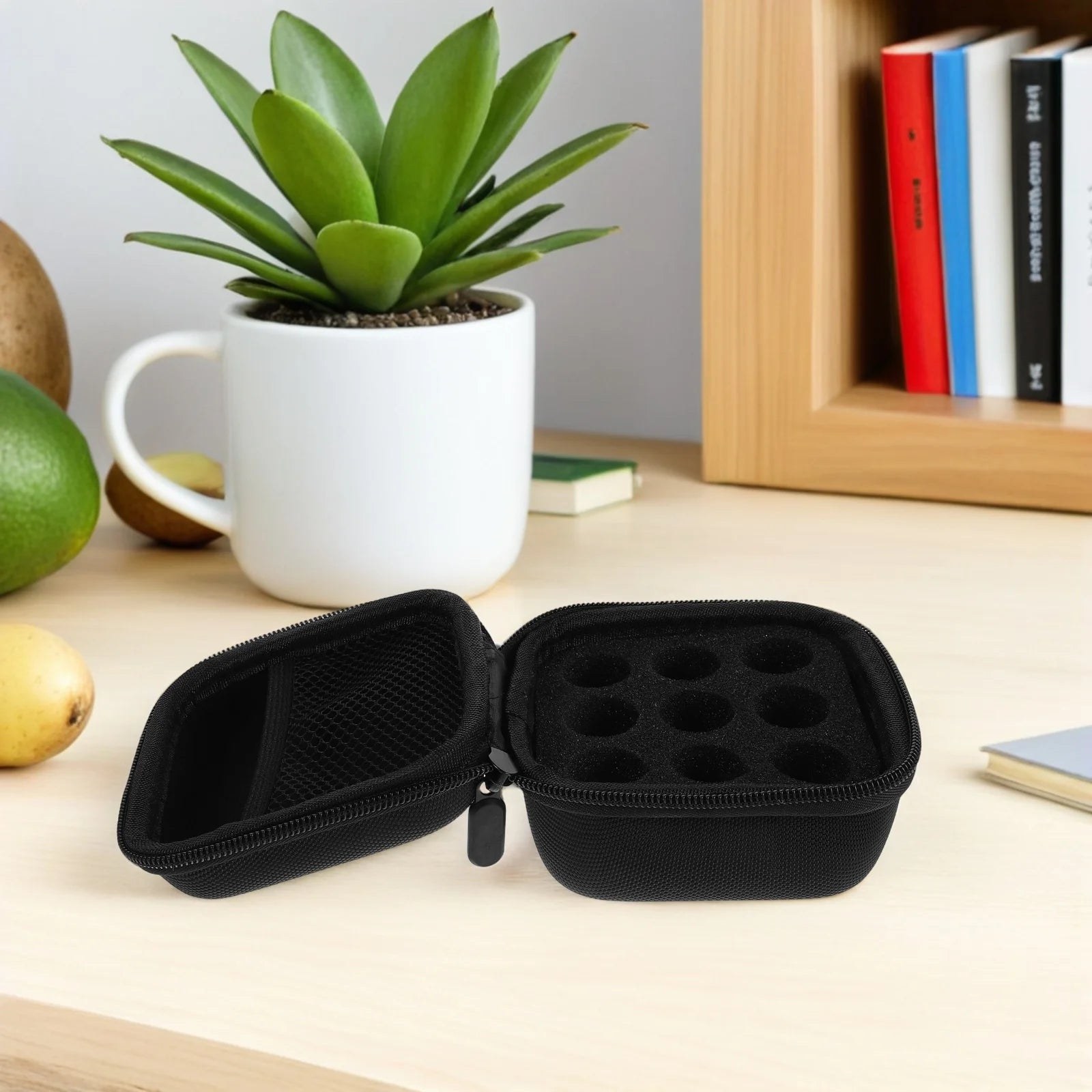 Portable Insulin Vial Storage Box 60-Slot Medicine Organizer