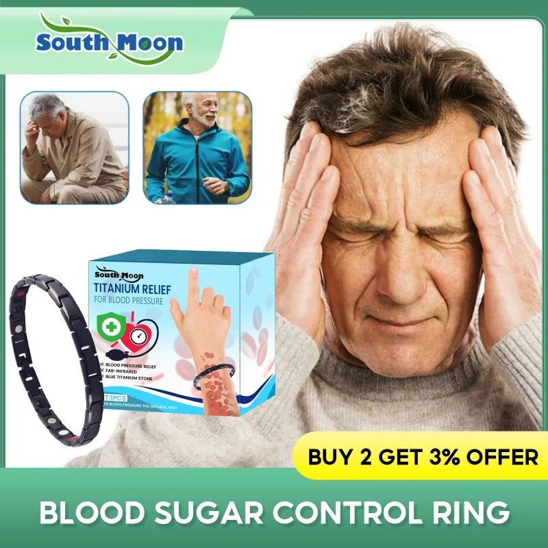 Magnetic Wellness Ring for Blood Sugar Awareness & Stress Relief