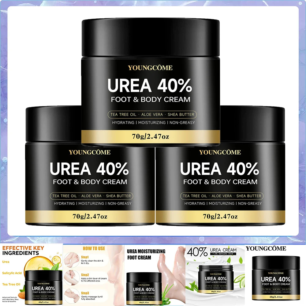 Urea 40% Foot Cream Intensive Moisturizer for Dry & Cracked Skin