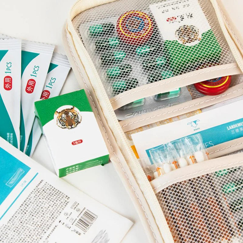 Mini Medical Pouch Portable Foldable First Aid Storage Bag